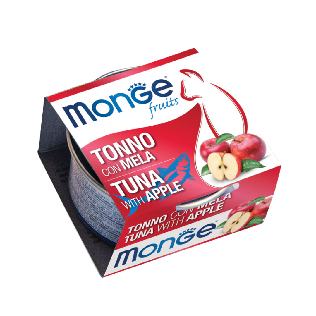 Monge Fruits Adult Cat Tuna Flakes with Apple