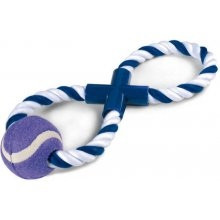Dual Loop Dog Rope Toy with Ball