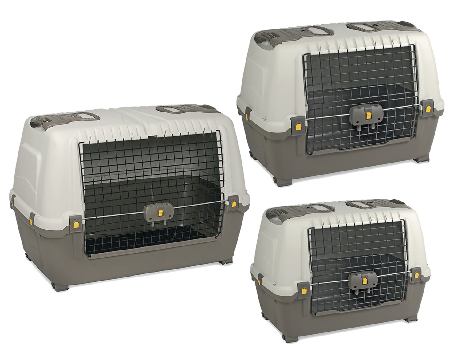 Durable Travel Pet Carrier with Metal Door