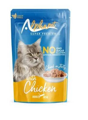 Alphapet Super Premium Wet Cat Food Chicken in Jelly (85g)
