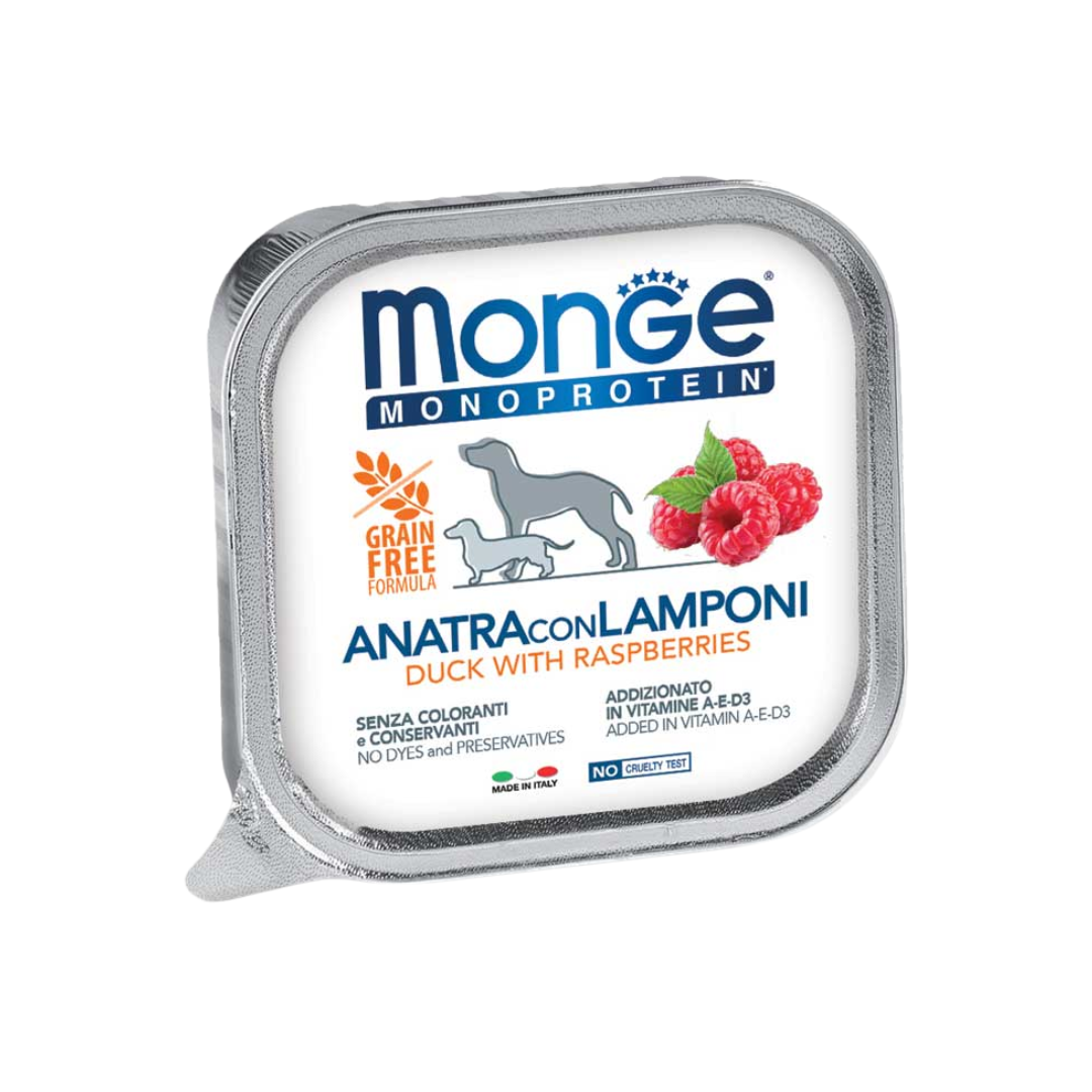 Monge Monoprotein Paté Duck with Raspberries