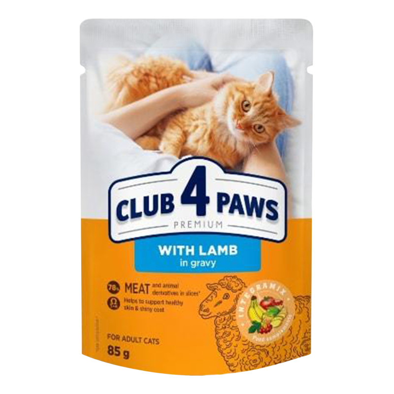 Club 4 Paws Premium – With Lamb in Gravy (85g)