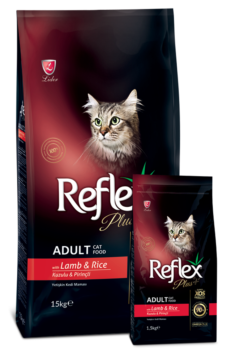 Reflex Plus Adult Cat Food with Lamb and Rice