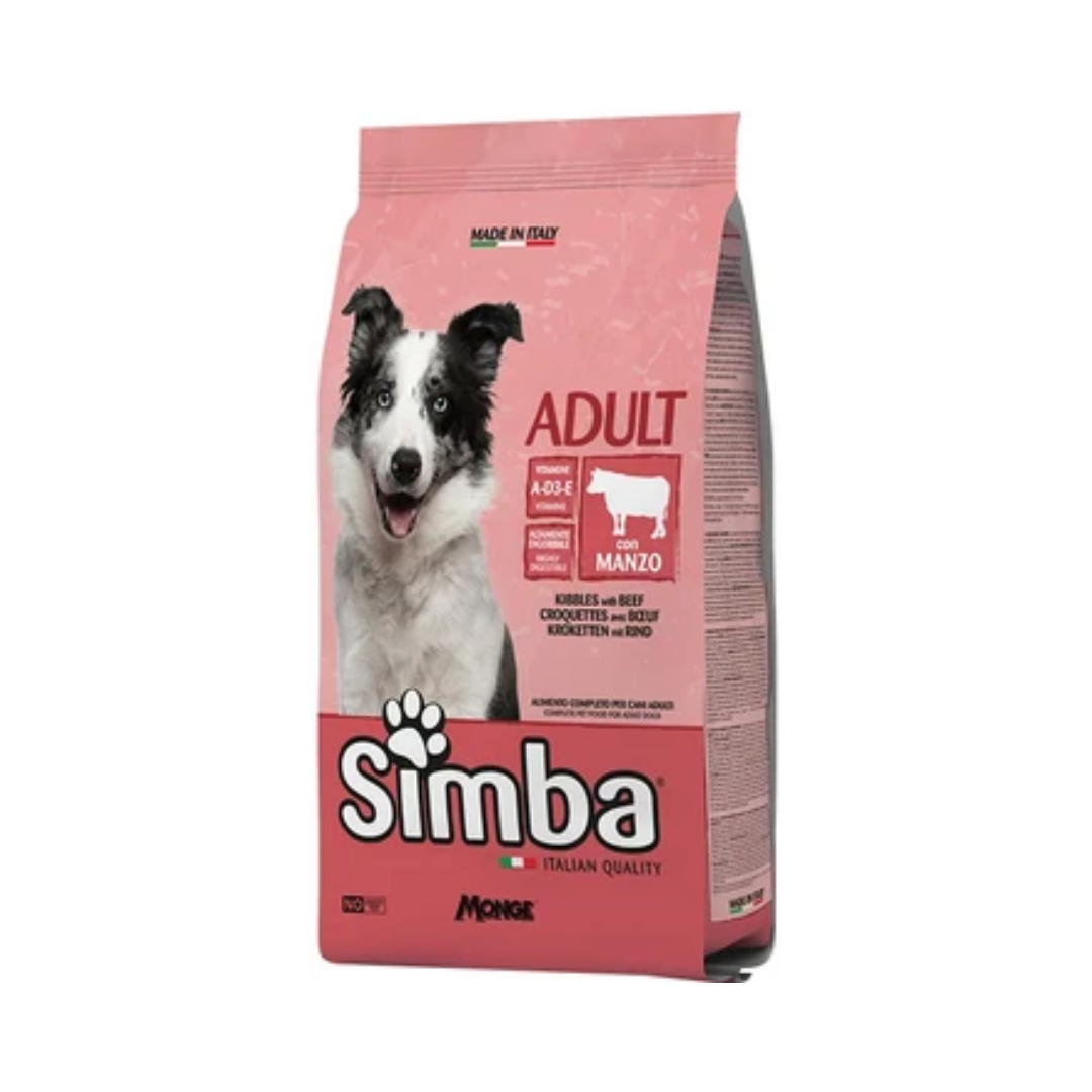Simba Adult Dog Kibbles with Beef – 10 kg