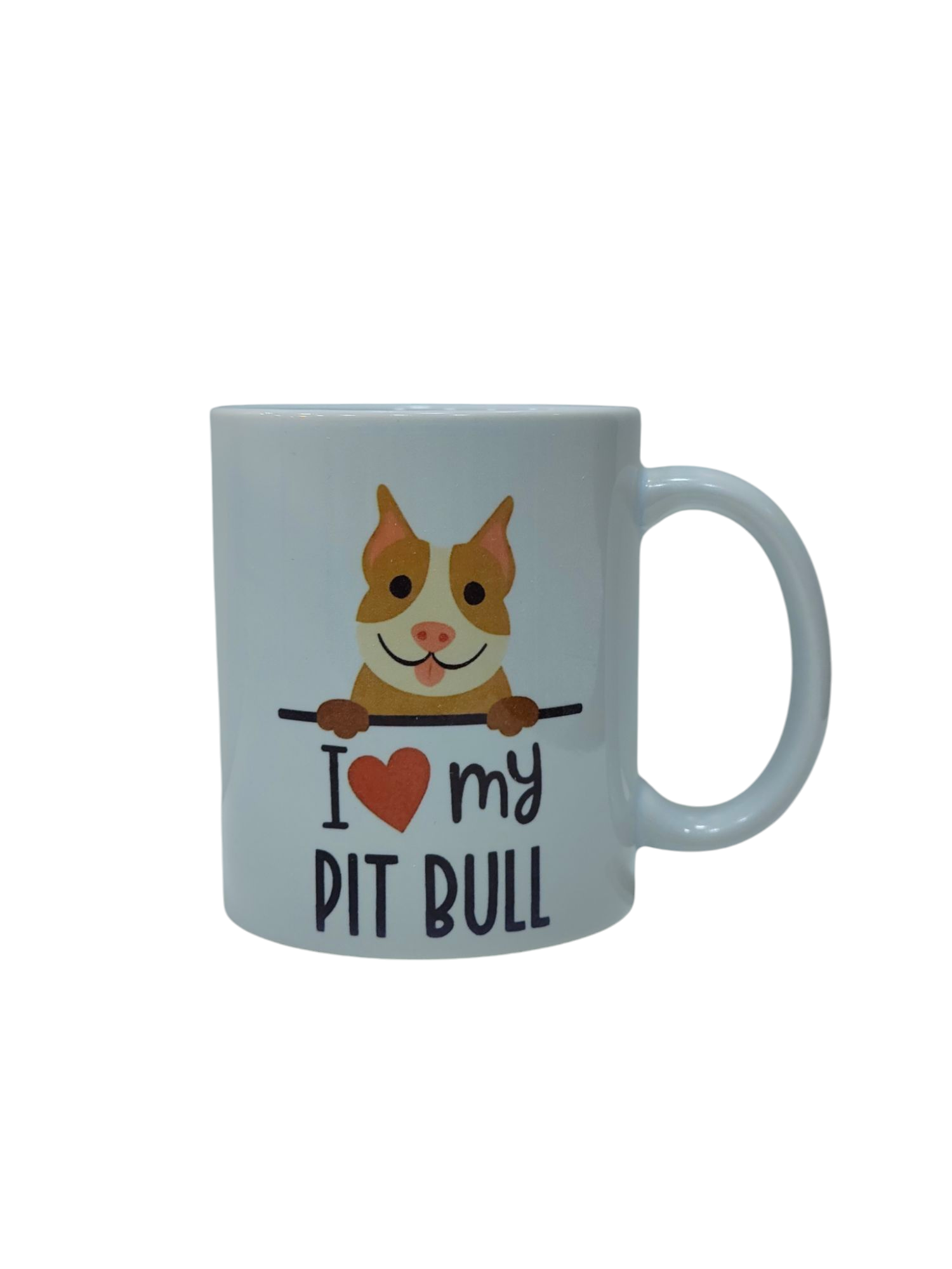 I Love My Pit Bull Mug