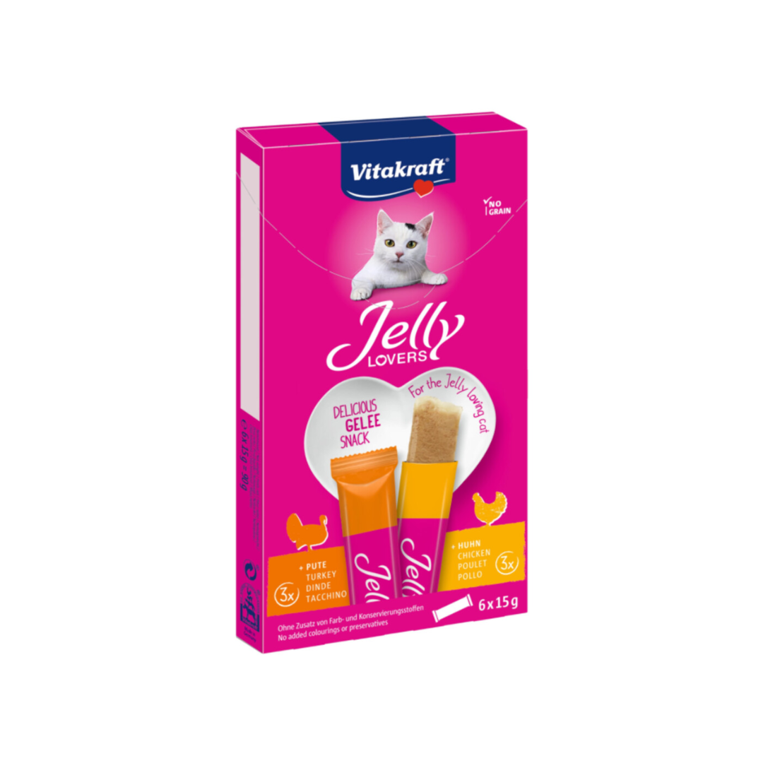 Vitakraft Jelly Lovers – Chicken & Turkey (6 × 15 g)
