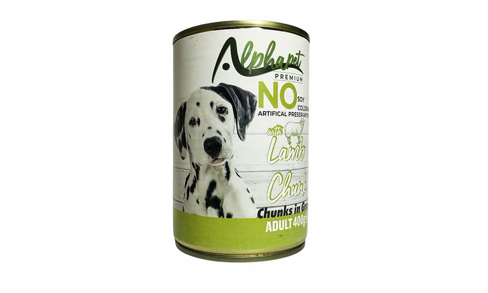 AlphaPet Premium Dog Food Lamb Chunks in Gravy