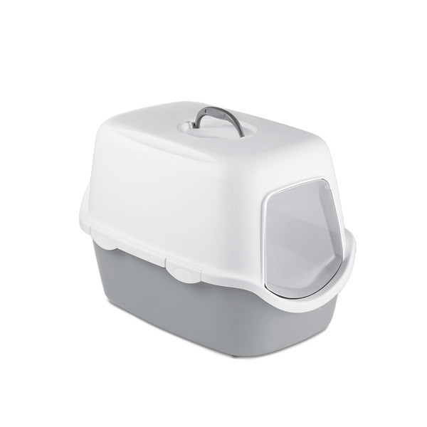 Hooded Cat Litter Box with Swing Door