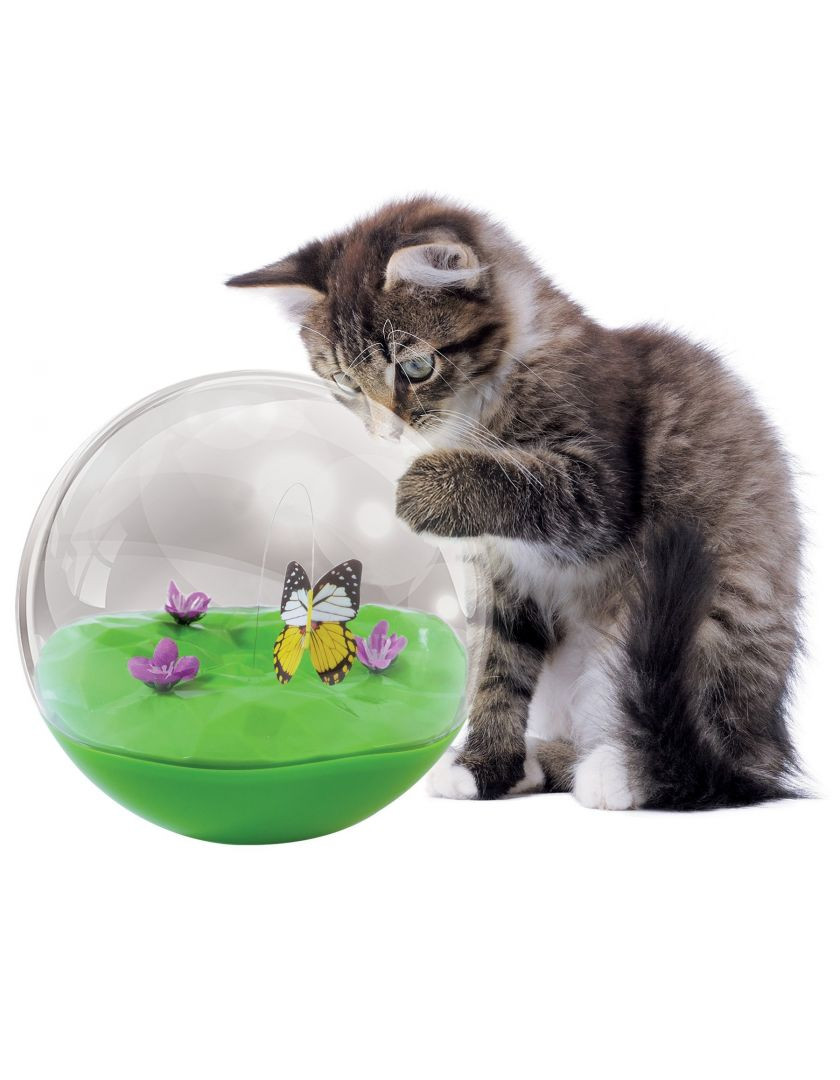 Jackson Galaxy Motion-Activated Butterfly Ball Cat Toy