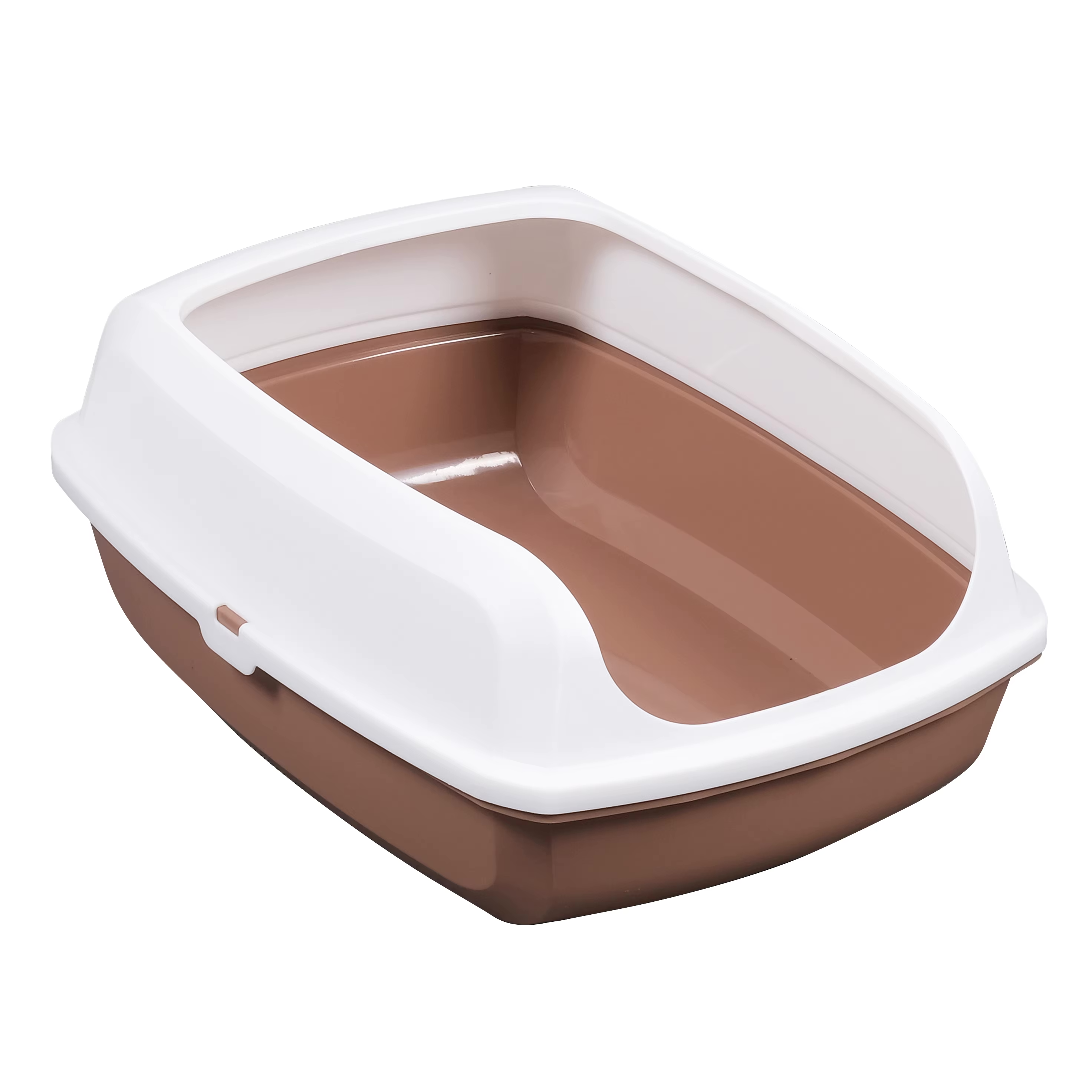 Semi-Enclosed Cat Litter Box