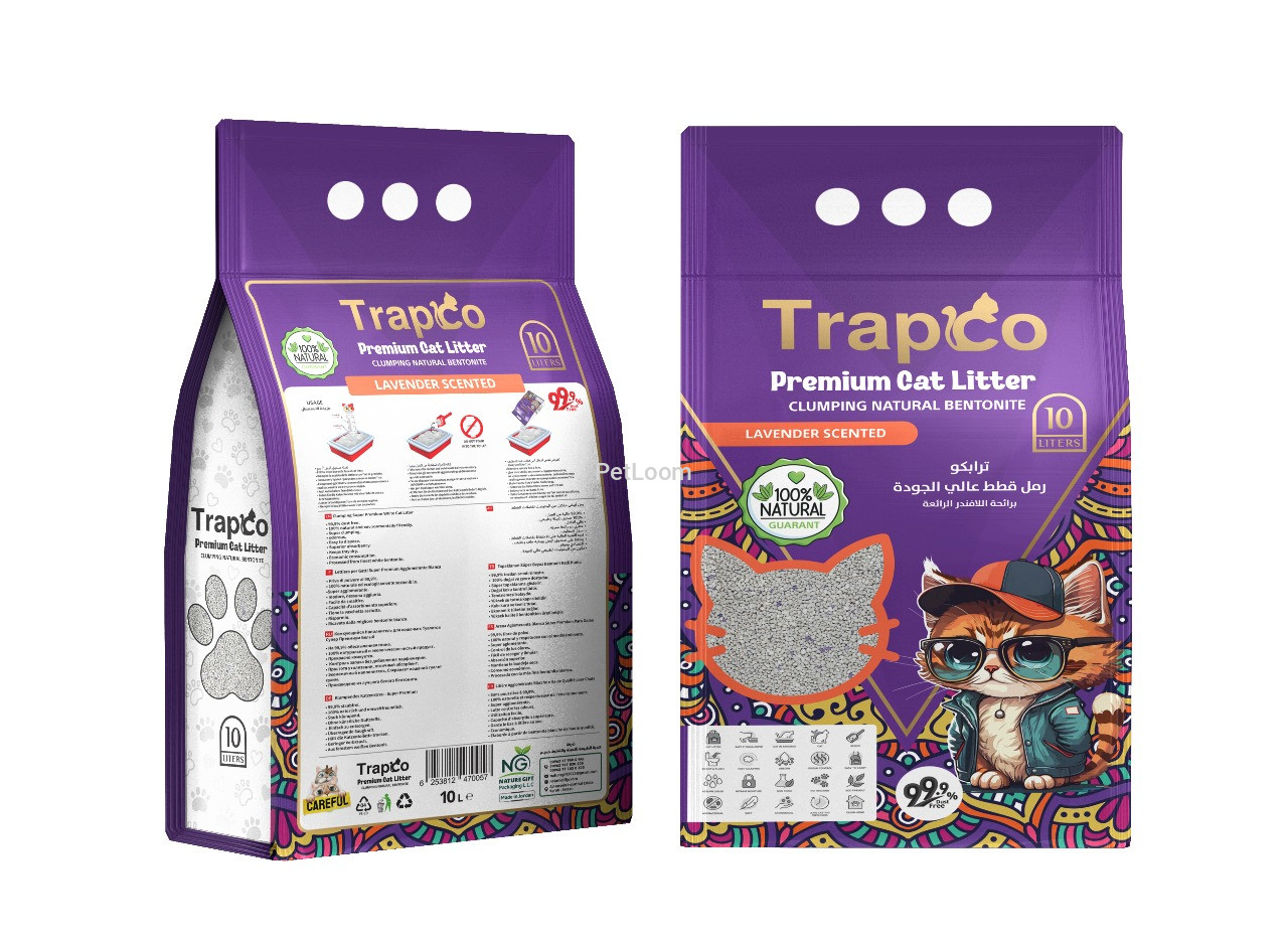 Trapco Premium Cat Litter – Lavender Scented (10 L)