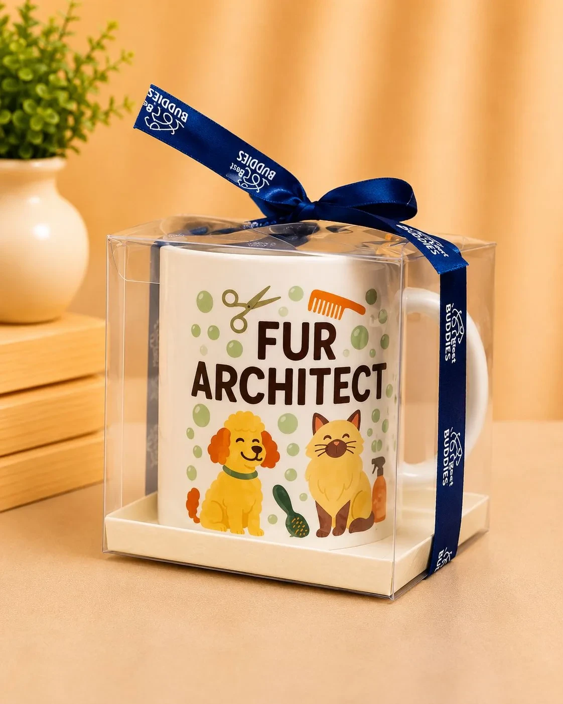 Fur Architect Gift Mug Set