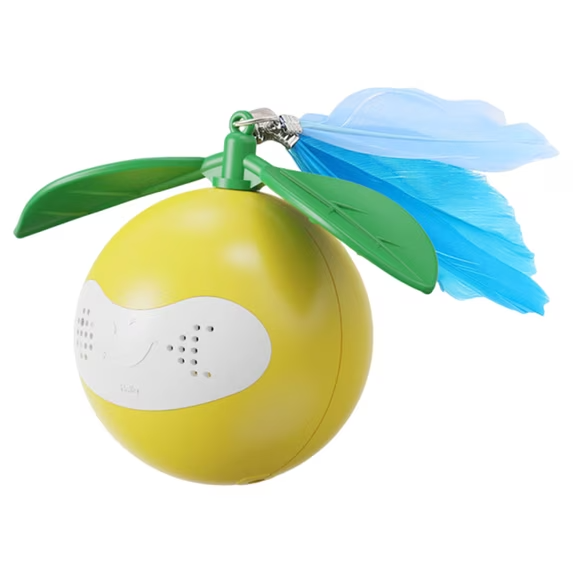 Automatic Cat Teasing Ball with Feather – Interactive Cat Toy