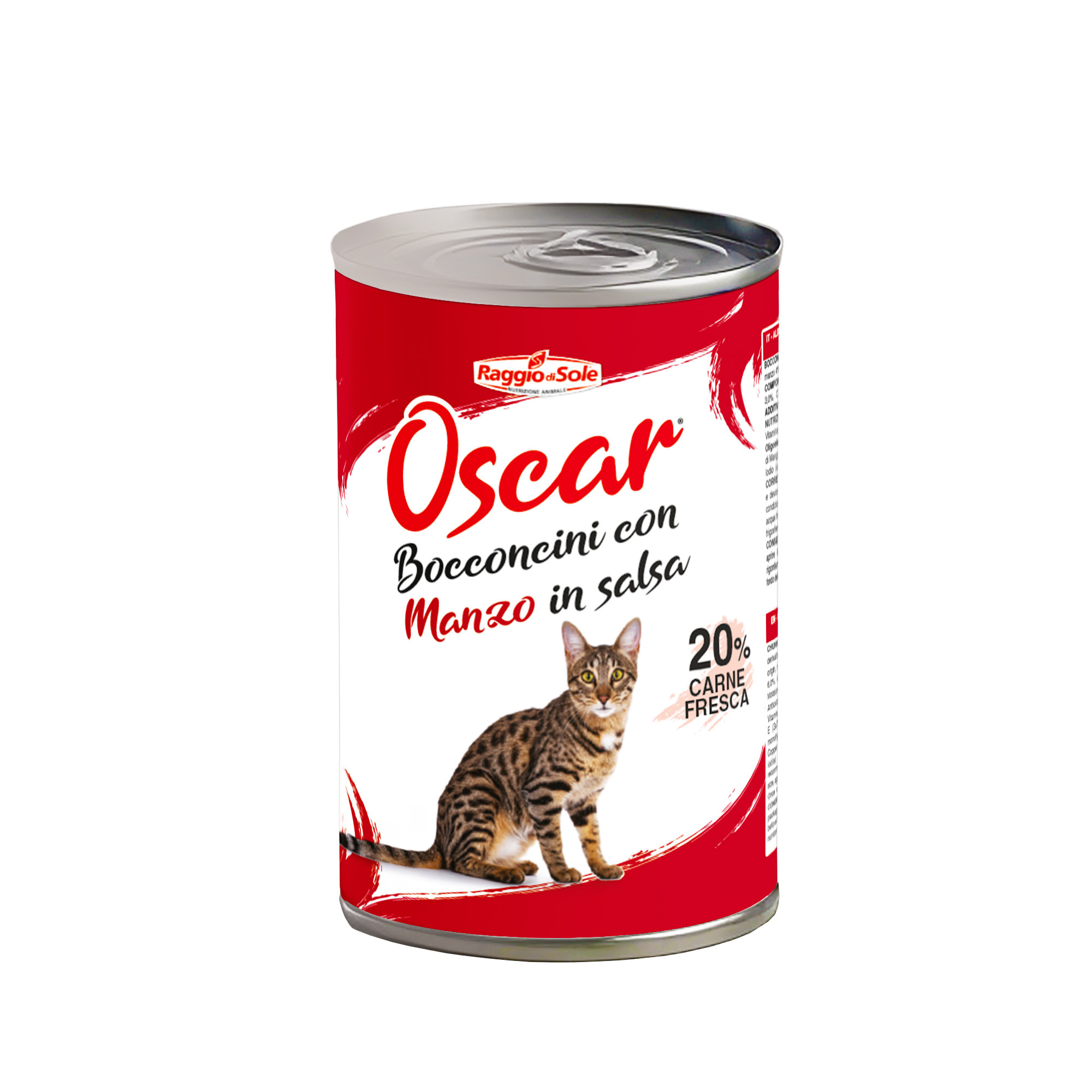 Oscar Bites with Beef in Sauce – Complete Wet Food for Adult Cats