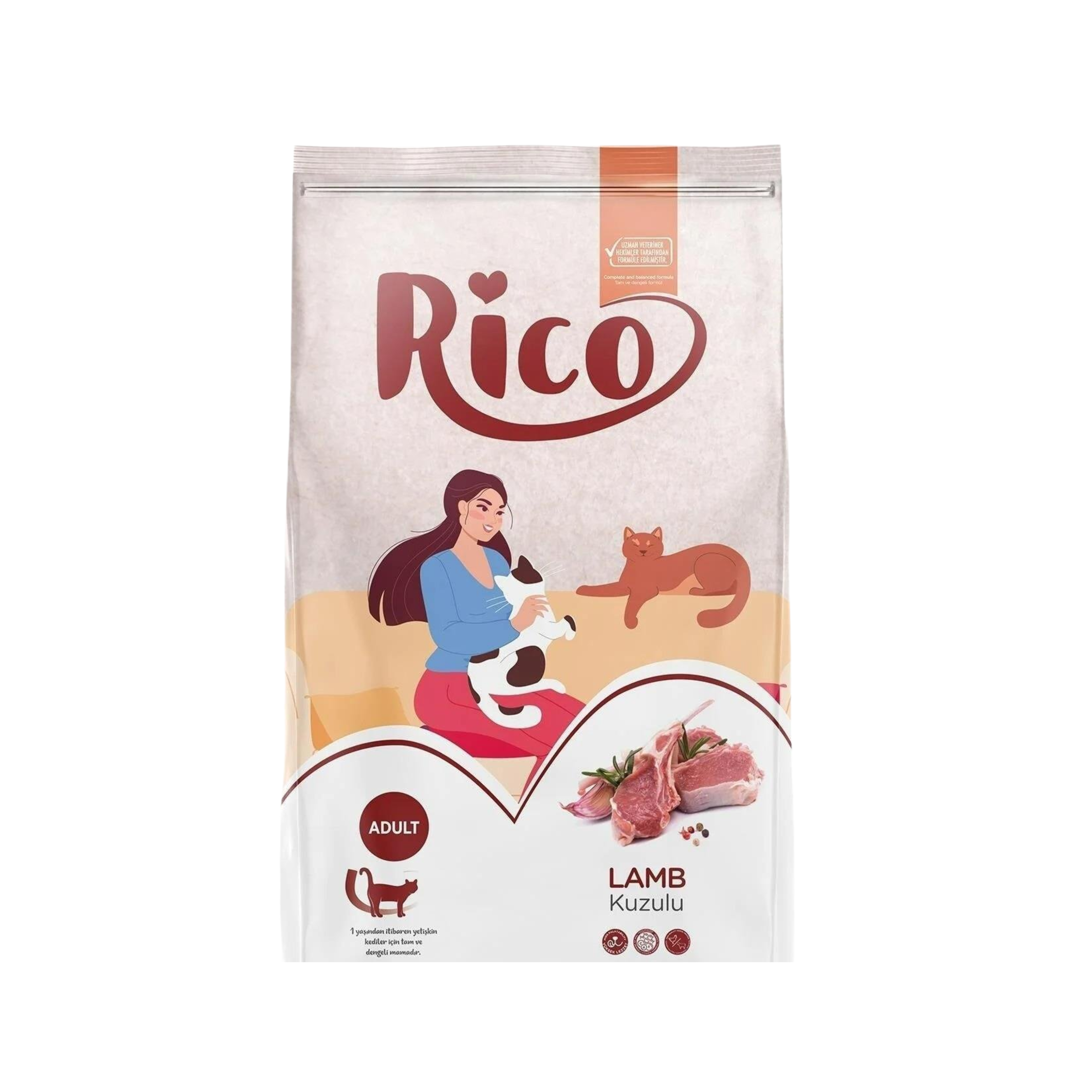 Rico Lamb Adult Cat Food – 15 kg