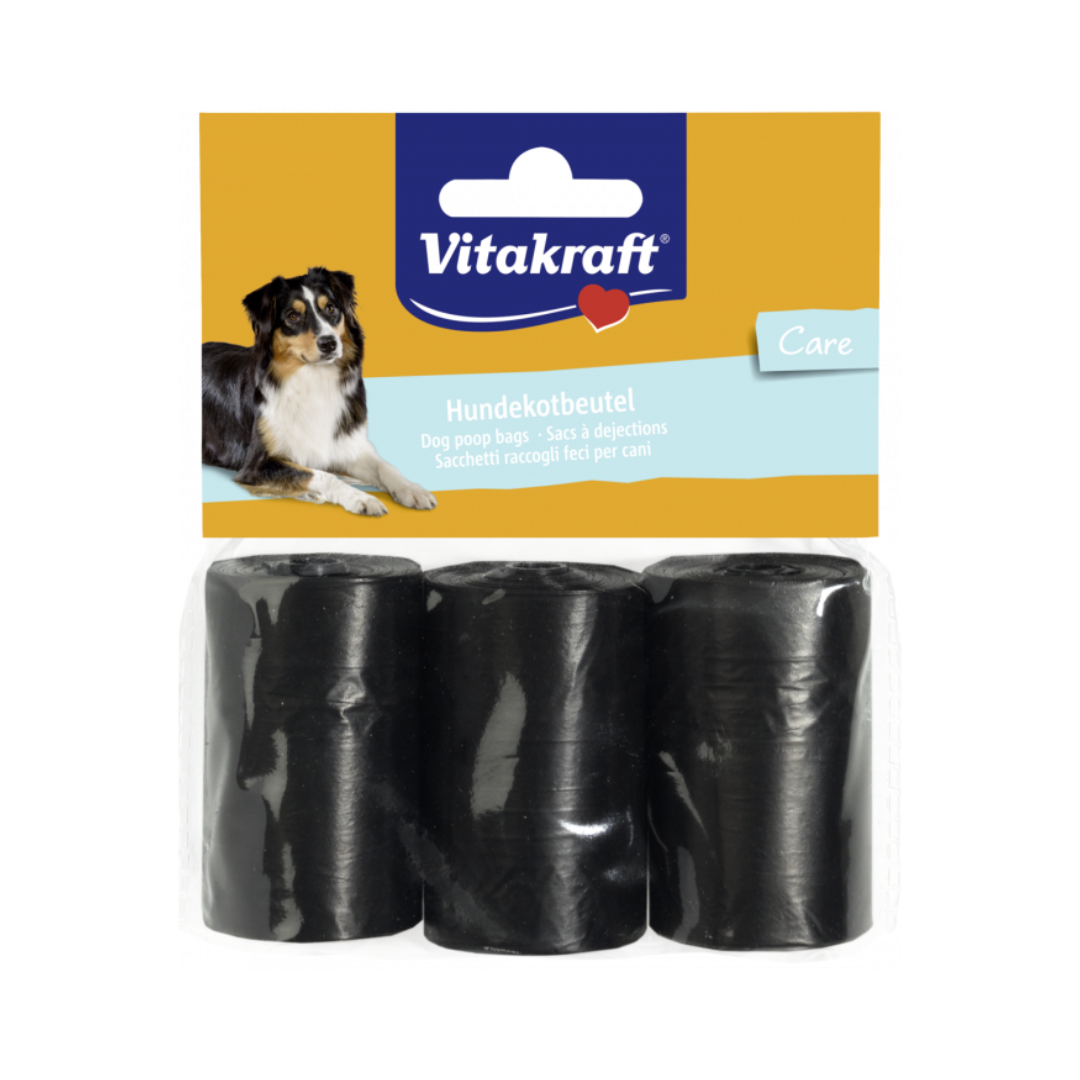 Vitakraft Care Dog Poop Bags – 3 Rolls