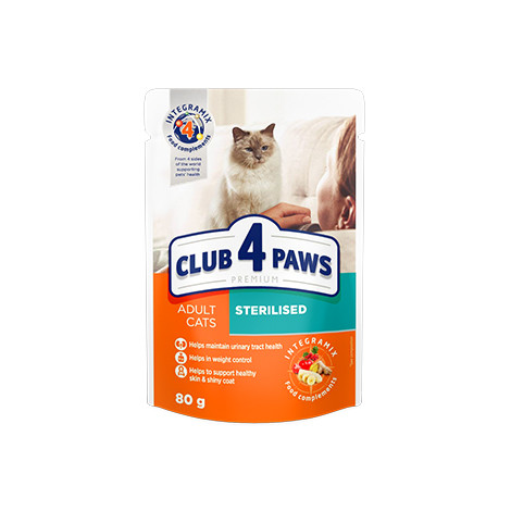 Club 4 Paws Premium Sterilised For Adult Cats
