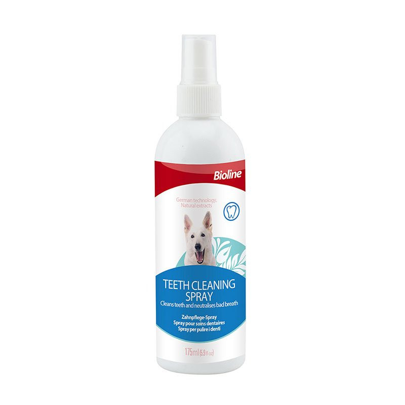 Bioline Teeth Cleaning Spray for Pets (175ml)