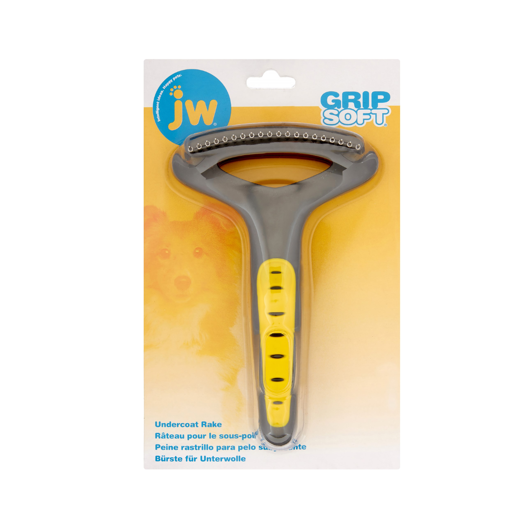 JW GripSoft Undercoat Rake for Dogs