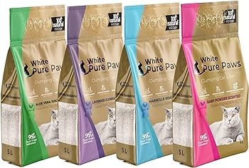 White Pure Paws Premium Clumping Cat Litter