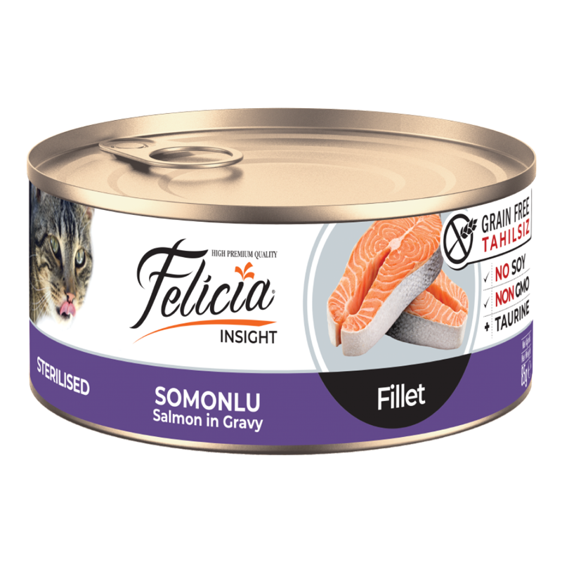 Felicia Grain-Free Salmon Fillet Wet Cat Food (Sterilized)