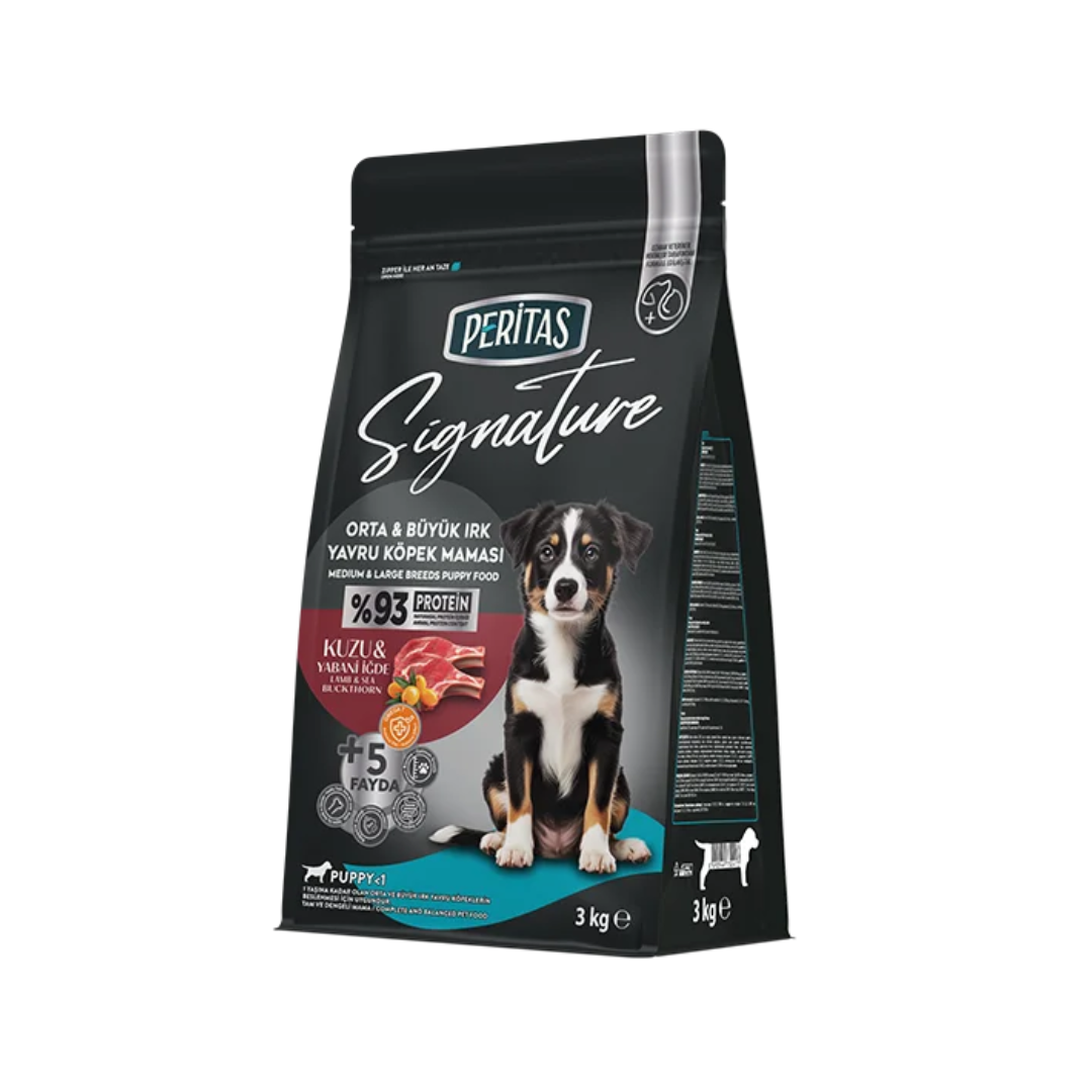 Signature Lamb Dry Food for Puppies – Medium & Large Breeds – 3 kg