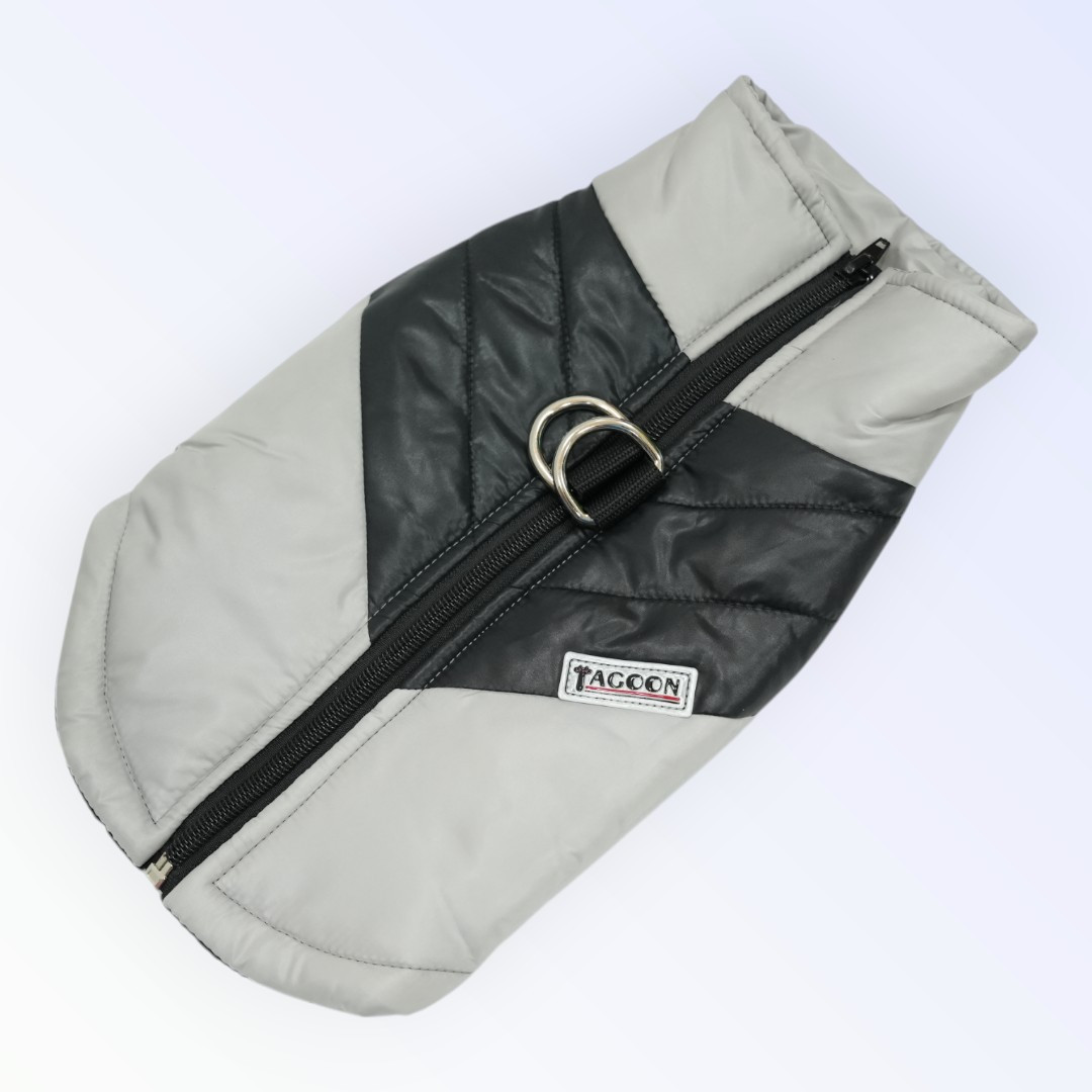 Waterproof Winter Jackets for Both Dogs & Cats Gray & Black