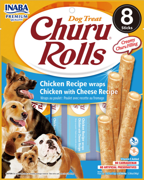 Inaba Churu Rolls Chicken with Cheese Recipe