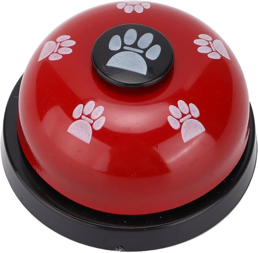 Paw Press Pet Training Bell – Red