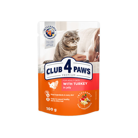 Club 4 Paws Premium With Turkey in Jelly