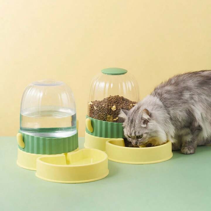 Automatic Pet Feeder & Water Dispenser Set (3.8L Capacity)