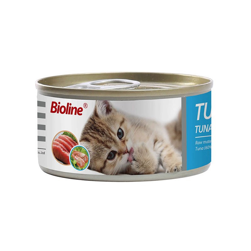 Bioline Tuna + Shrimp Canned Cat Food
