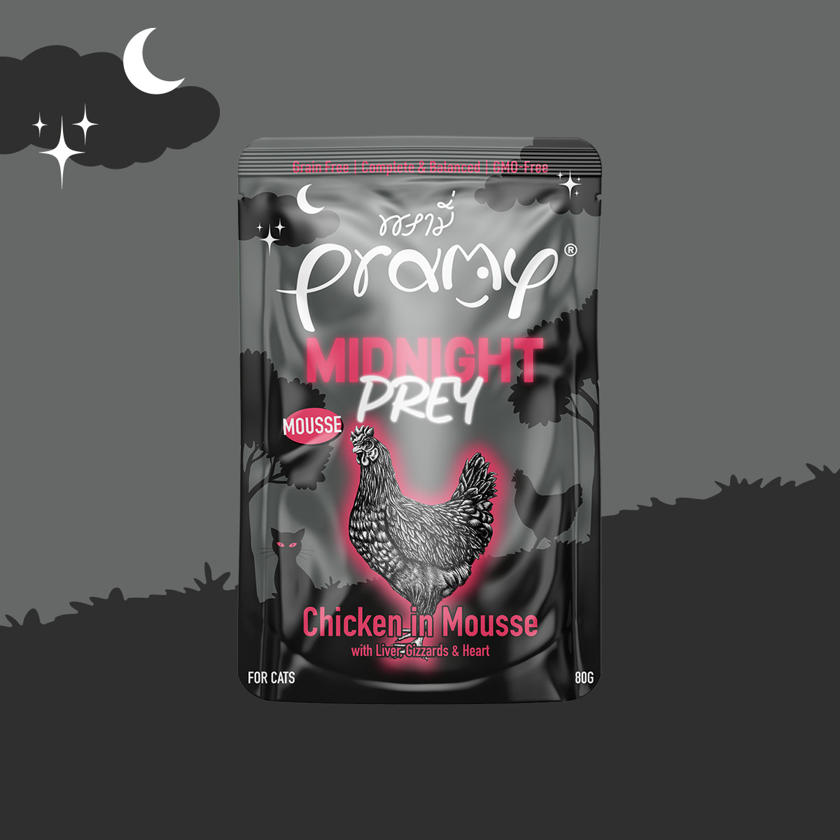 Pramy Midnight Prey Chicken in Mousse Recipe