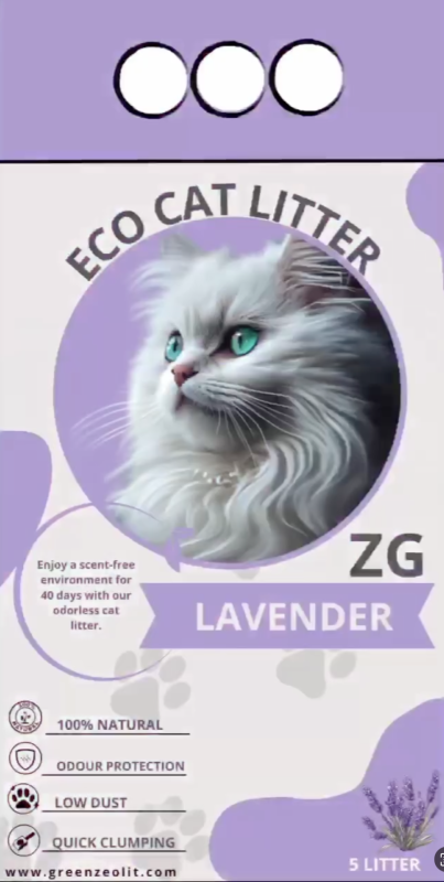 ZG Eco Cat Litter – Lavender