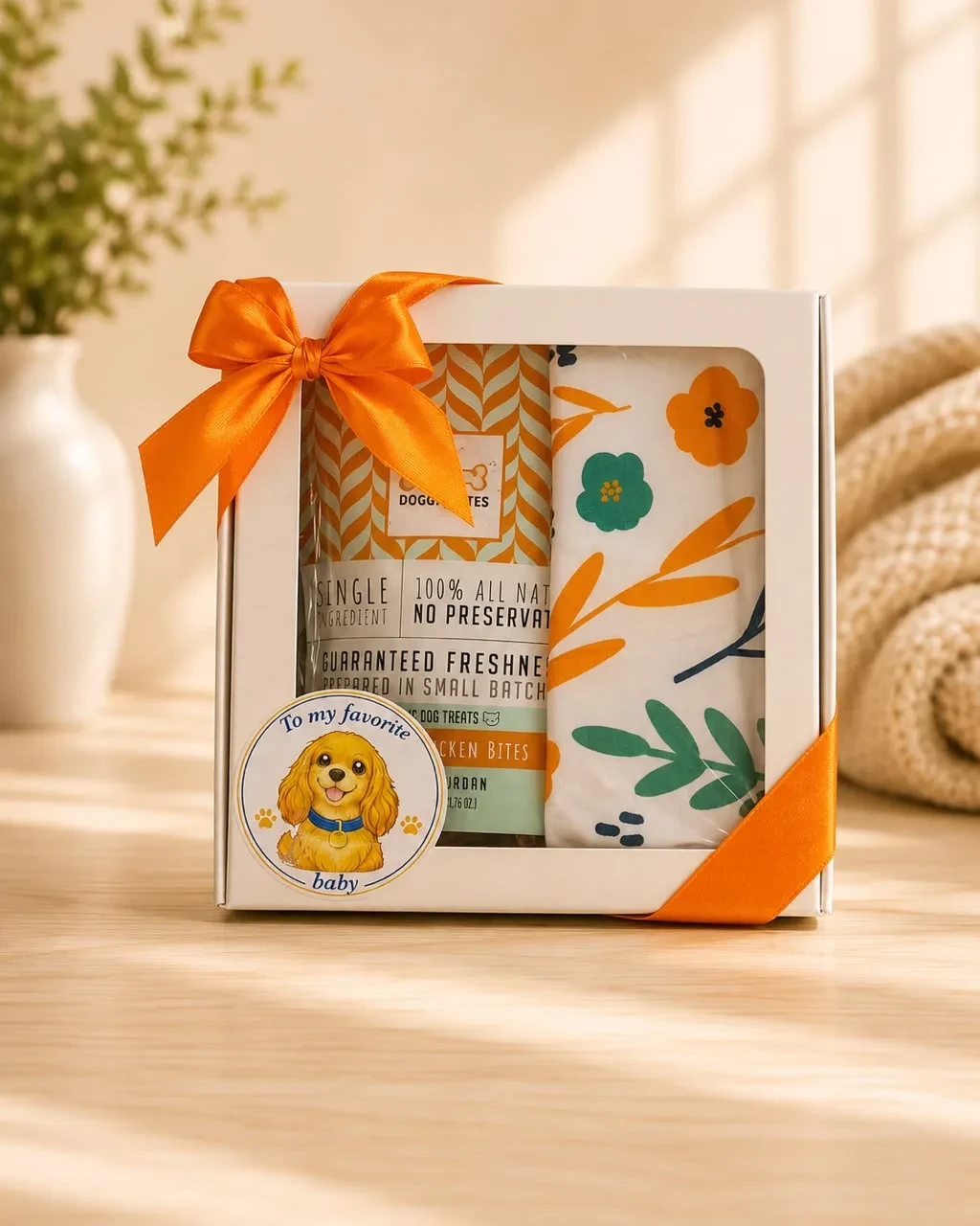 To My Favorite Baby Dog Gift Set