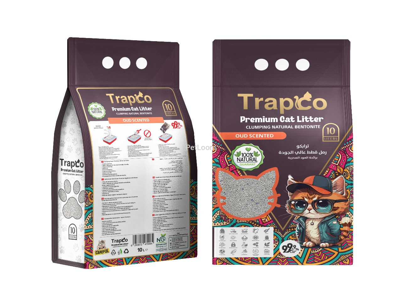 Trapco Premium Cat Litter – Oud Scented (10 L)