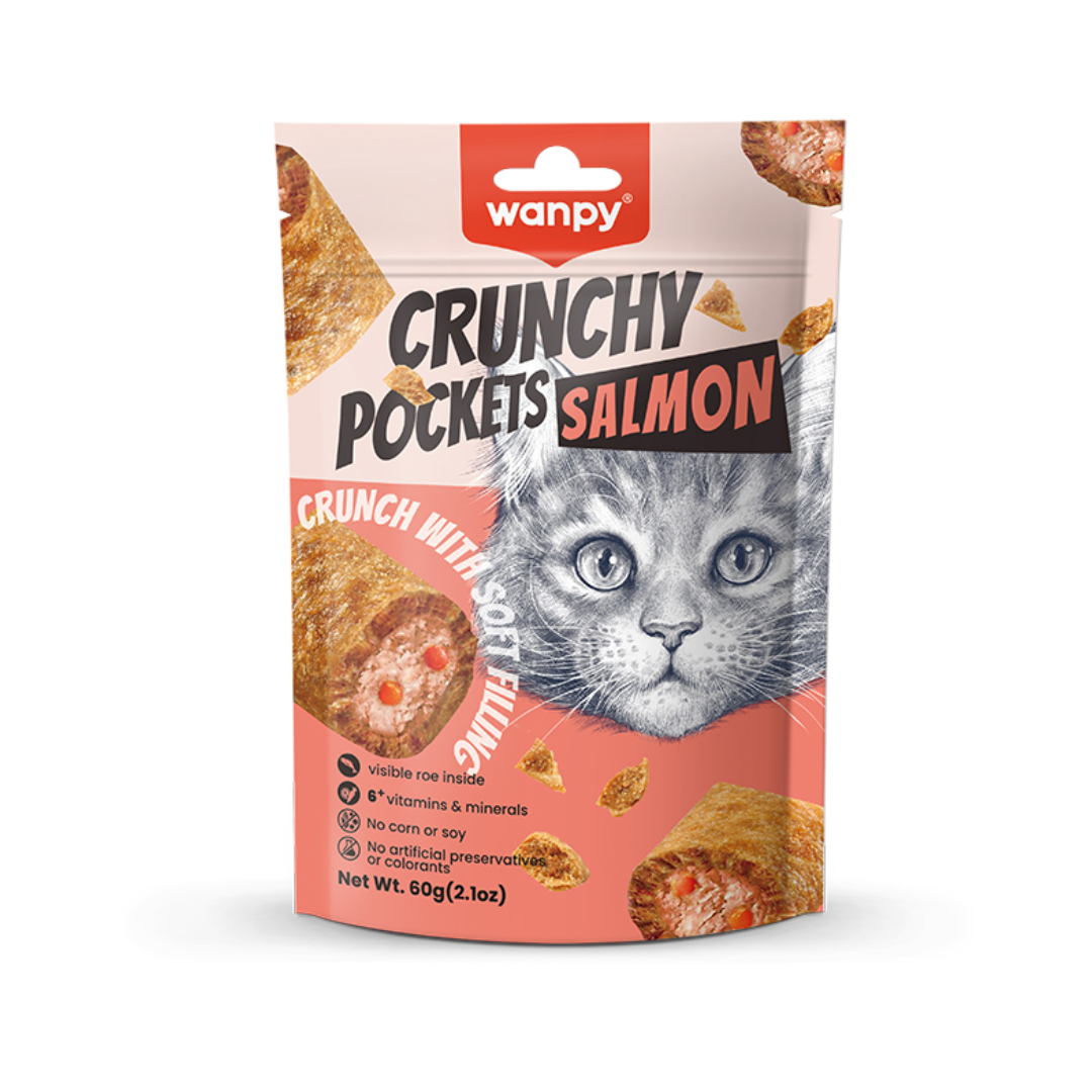 Wanpy Crunchy Pocket Salmon & Roe Recipe