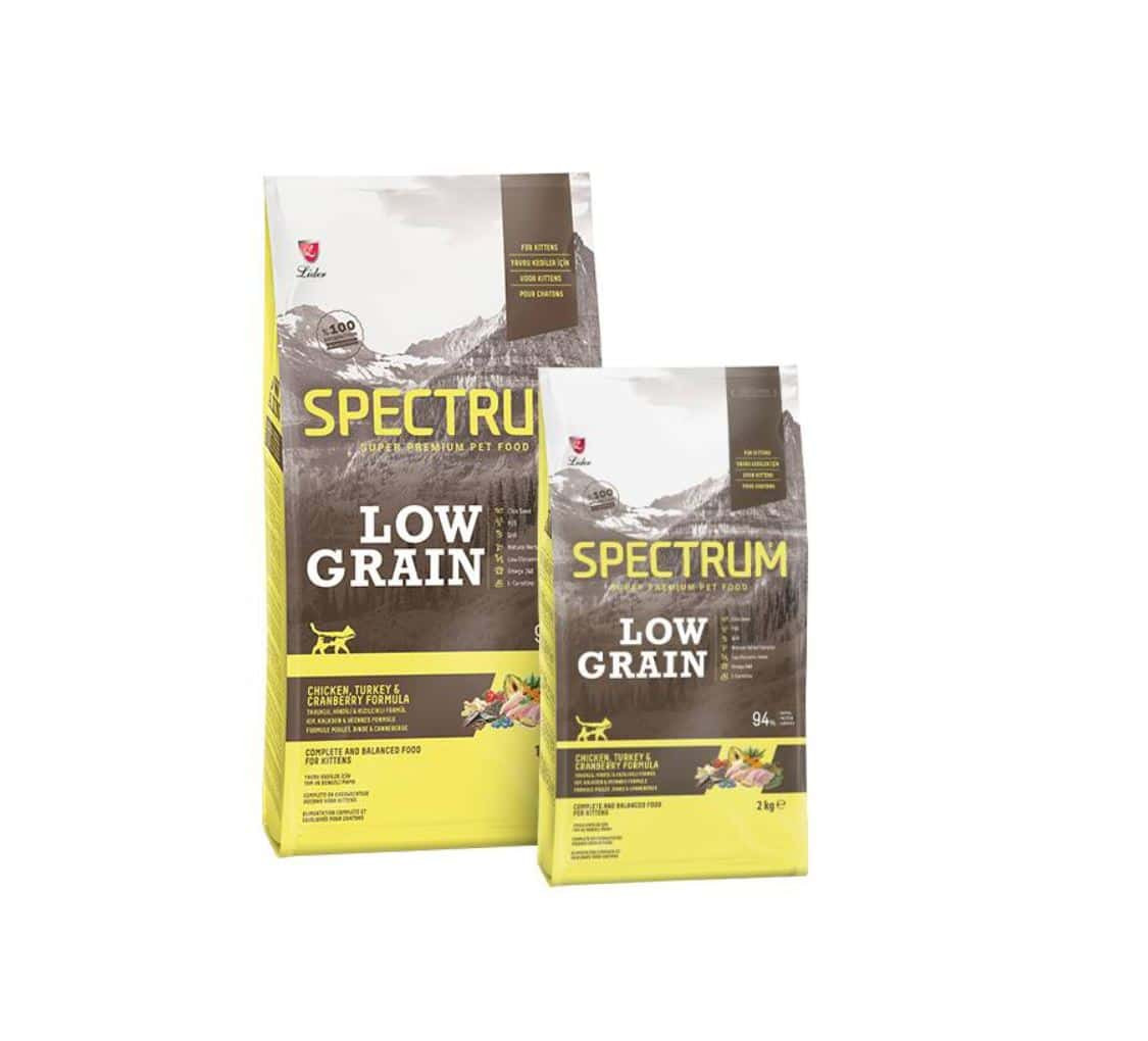 Spectrum Low Grain Adult Cat Food - Chicken, Turkey & Cranberry Formula
