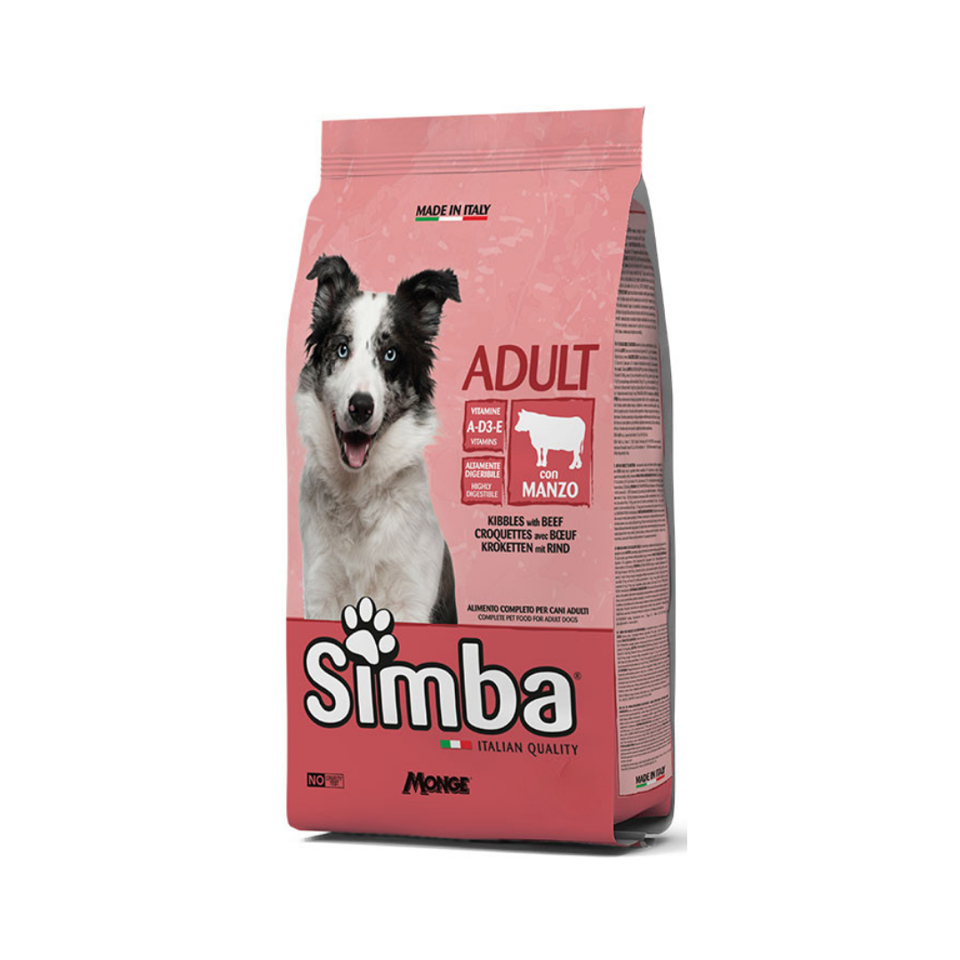 Simba Adult Dog Kibbles with Beef – 20 kg