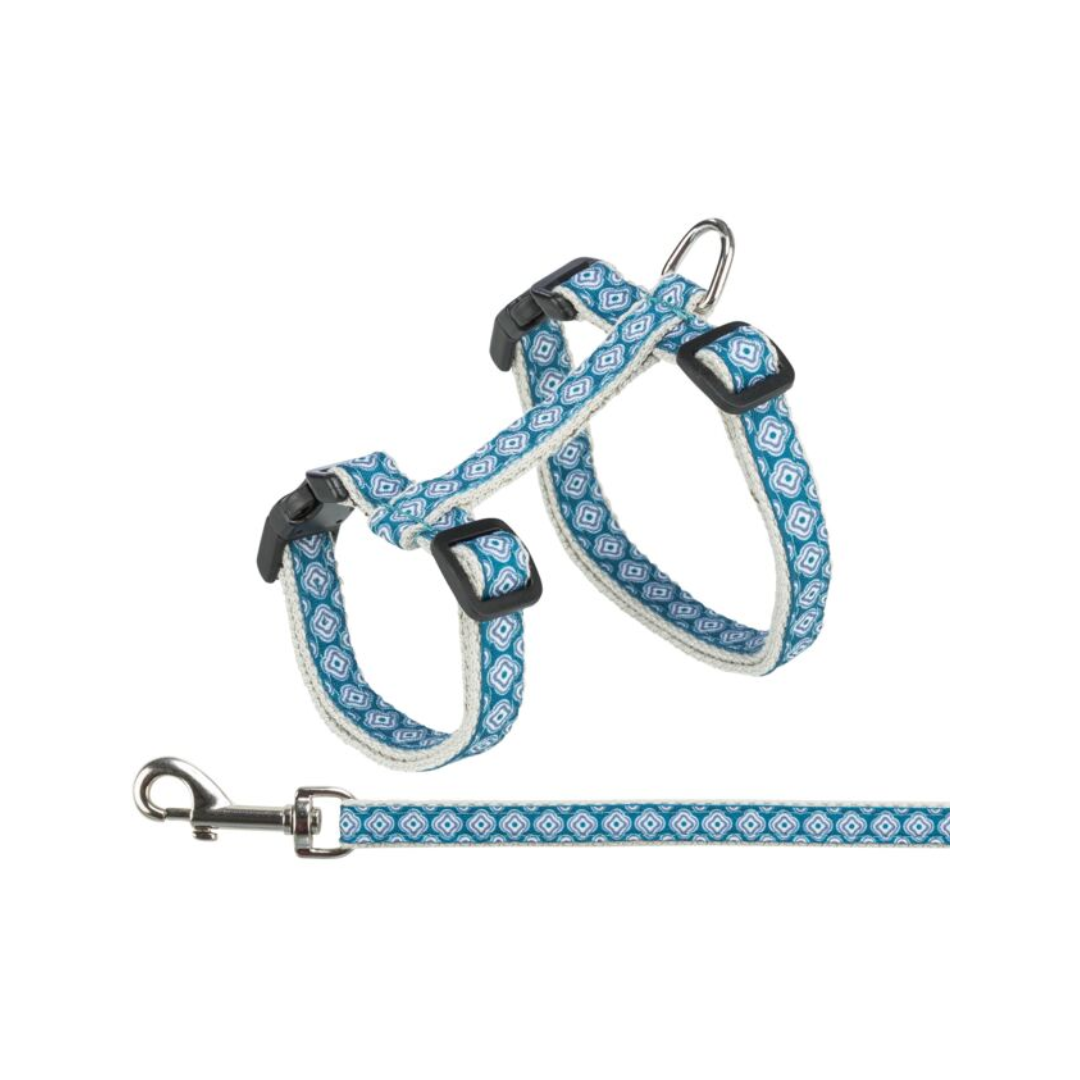 Trixie Harness with Lead for Cats (Stomach Circumference: 27–45 cm | Width: 13 mm)