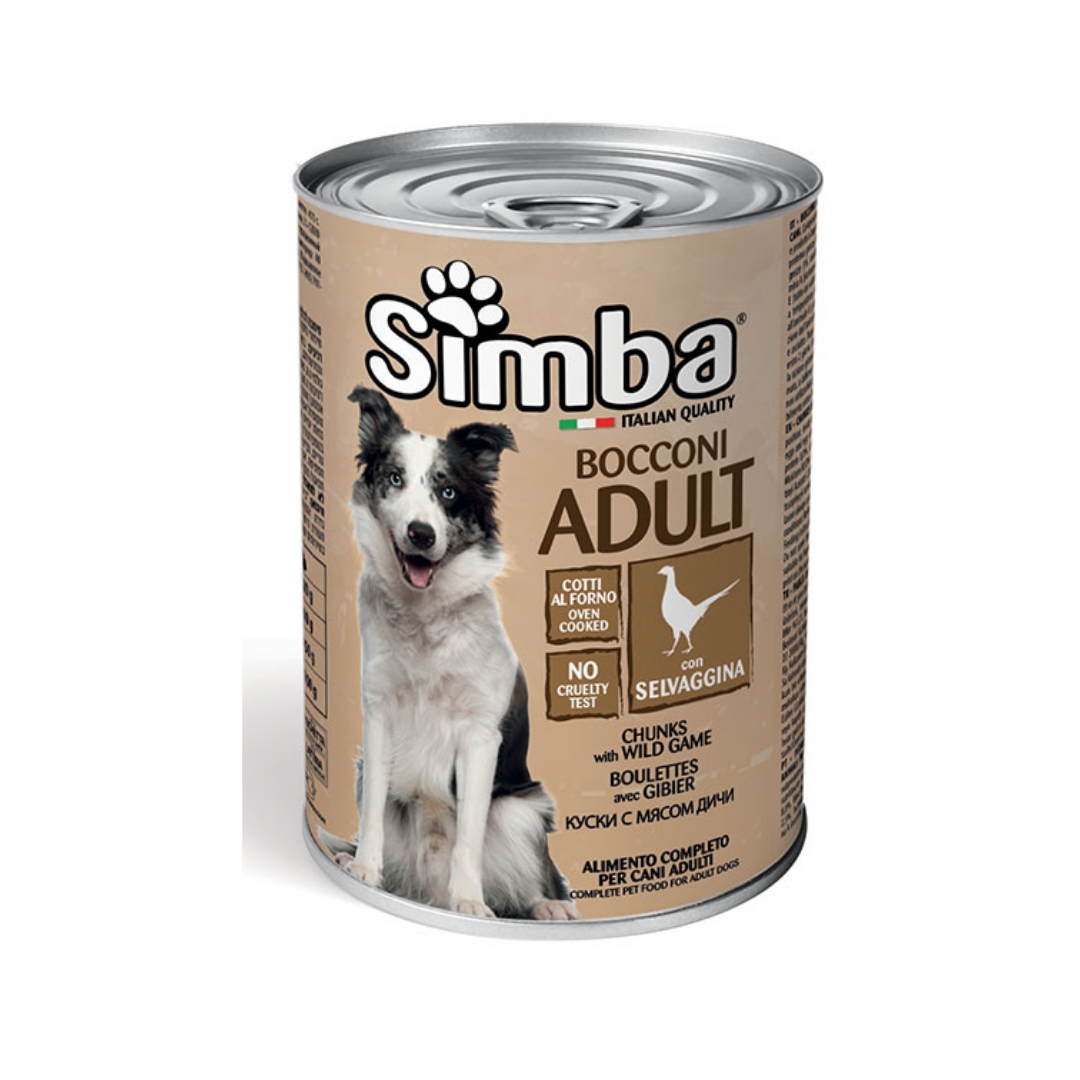 Simba Dog Chunks with Wild Game