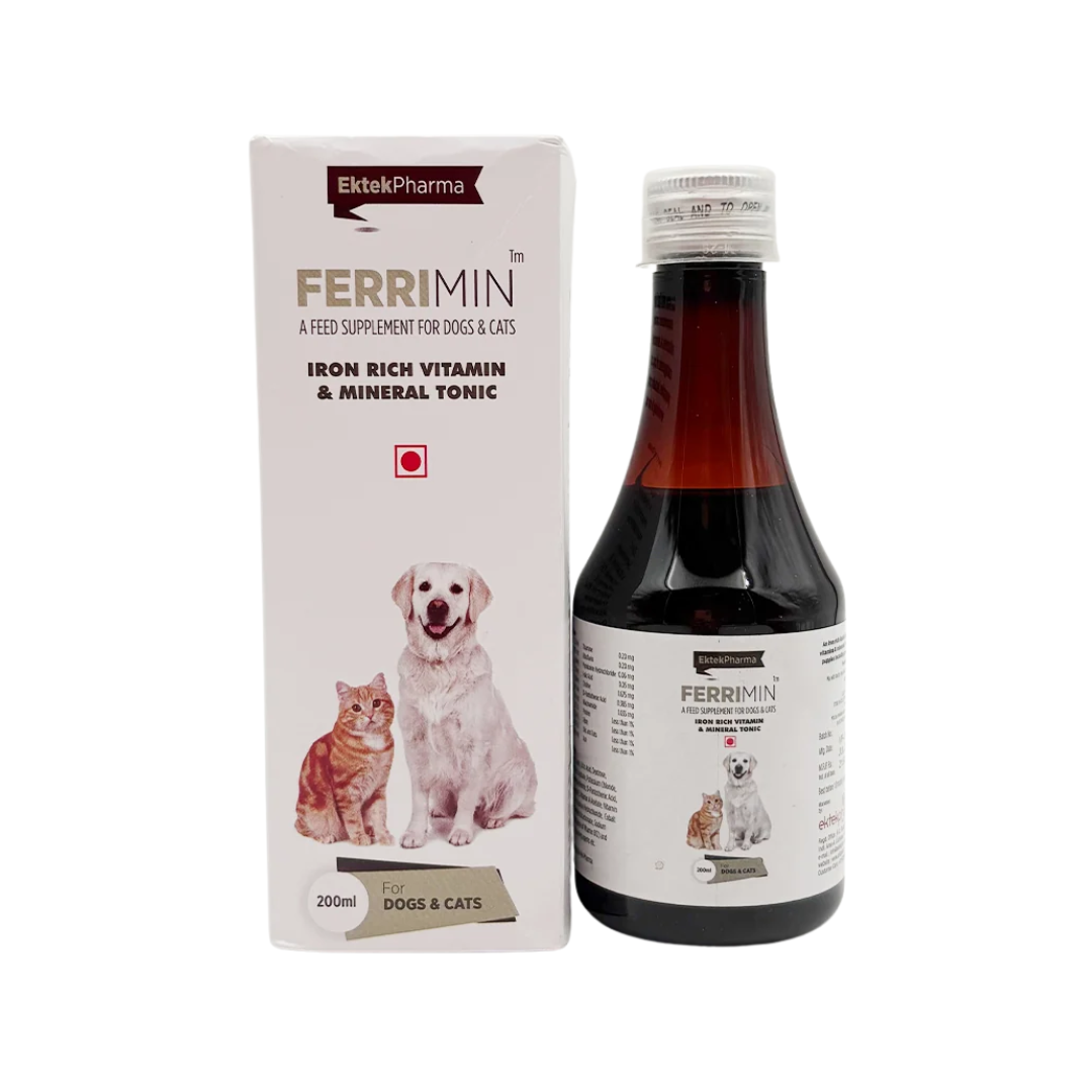 Ektek Pharma Ferrimin Iron Tonic with Vitamins & Minerals – 200 ml