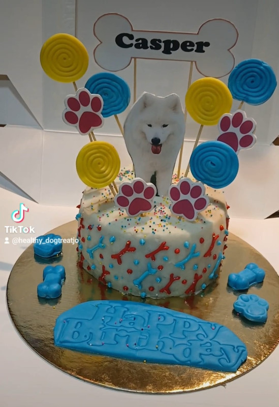 Beef & Carrots Dog Birthday Cake
