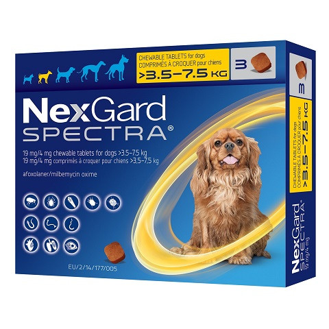 NexGard SPECTRA for Dogs (3.5-7.5kg)