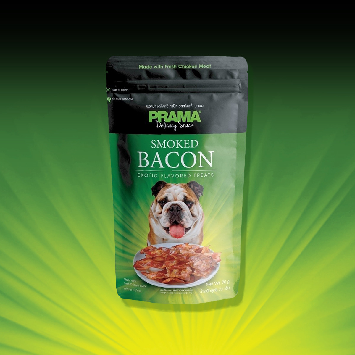 Prama Smoked Bacon Flavor Treats for Dogs