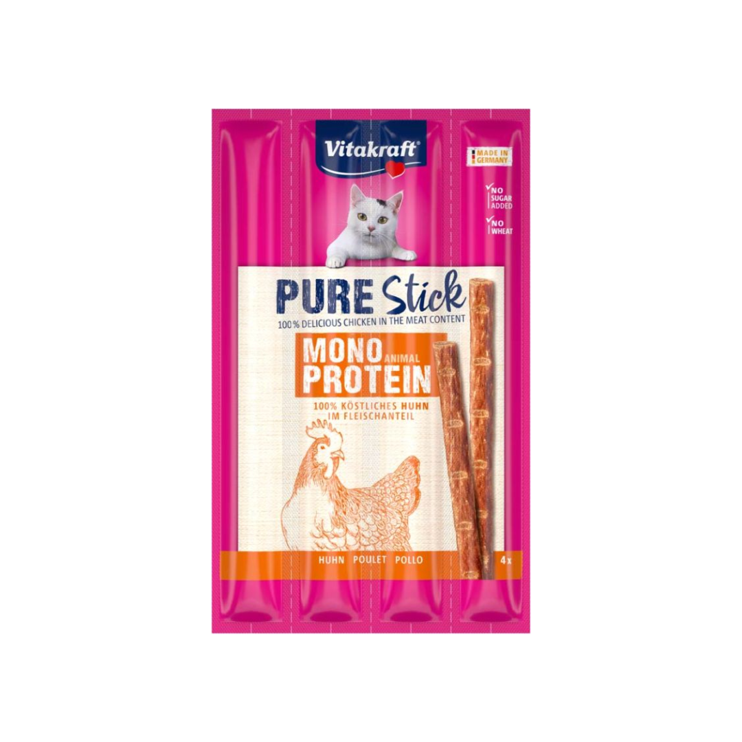 Vitakraft Pure Stick – Chicken (4 pcs)