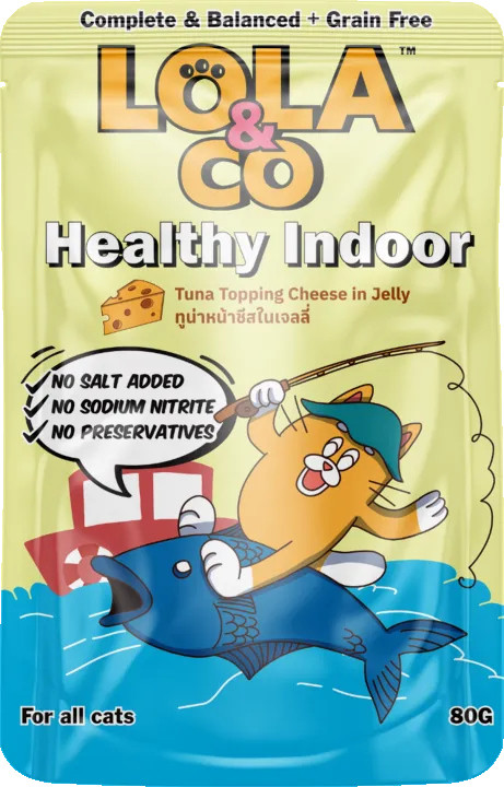 Lola & Co Healthy Indoor Tuna Topping Cheese in Jelly