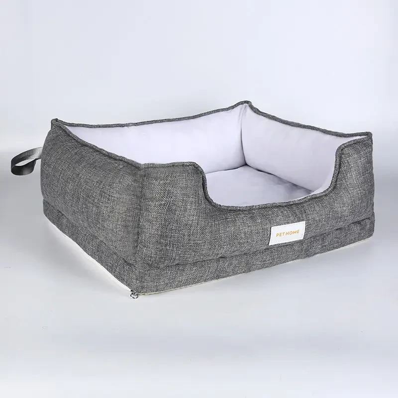 Pet Home Ultra-Comfort Pet Bed – Charcoal Gray