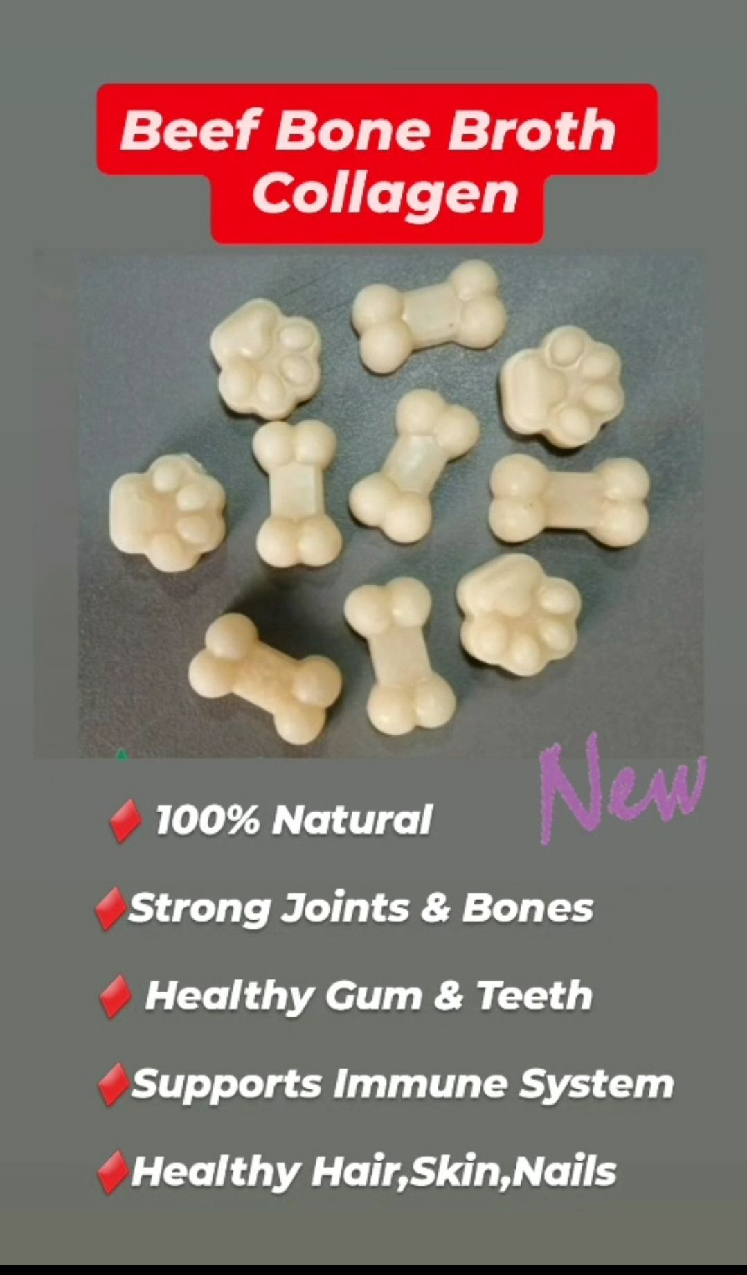 Collagen Bites – 100% Organic Dog & Cat Treat