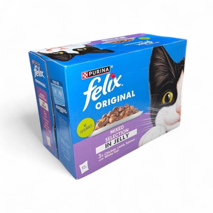 Felix Original Mixed Selection in Jelly – 12 Pouches